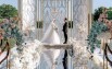 Thảm gương trải sàn trang trí đám cưới hai mặt màu trắng, bạc, vàng, đ